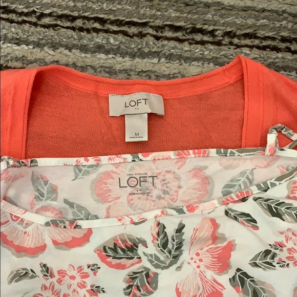 LOFT Cami & short Sleeve sweater - Picture 5 of 5